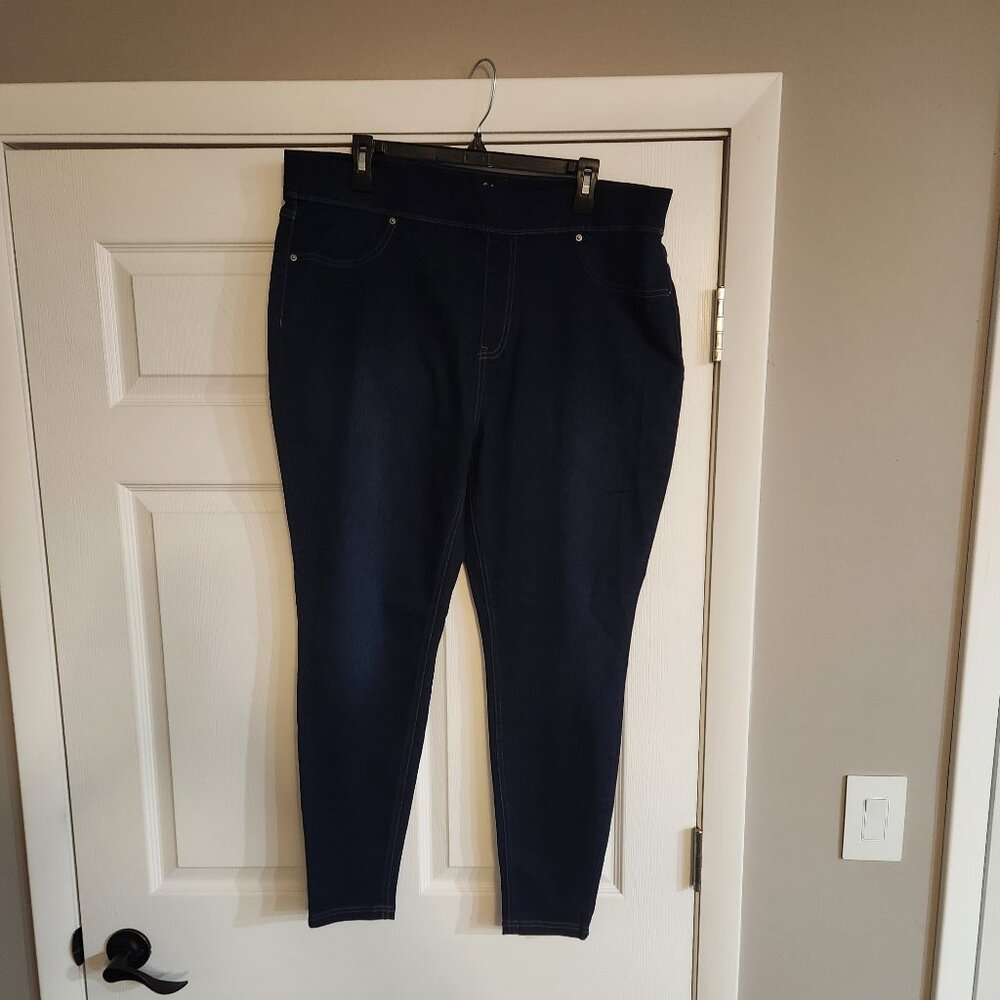 Terra and Sky Dark Denim Stretch Jeans NWOT